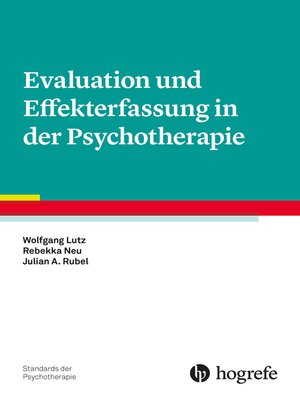 cover image of Evaluation und Effekterfassung in der Psychotherapie